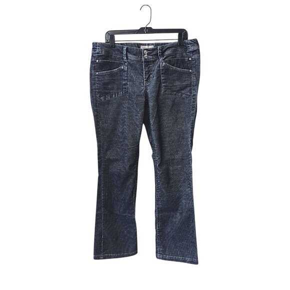 Z-Cavaricci Womens Size 12 Corduroy Jean Flared Leg Boho Y2K Style Mid Rise Pant - Picture 3 of 9